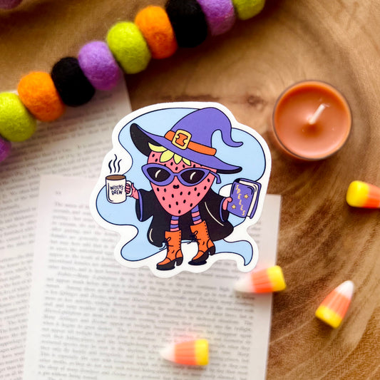 Strawberry Witch Sticker