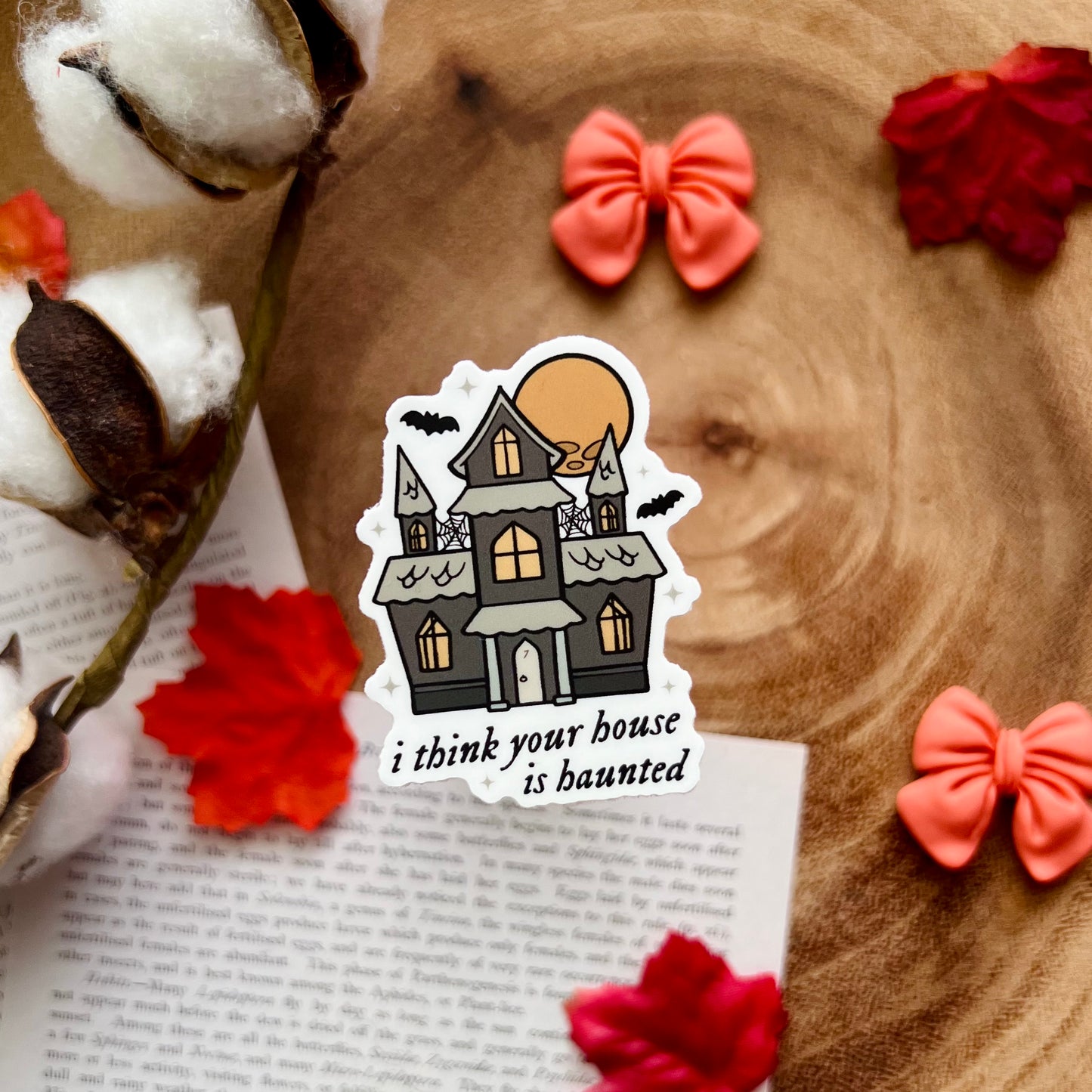 Haunted House Sticker