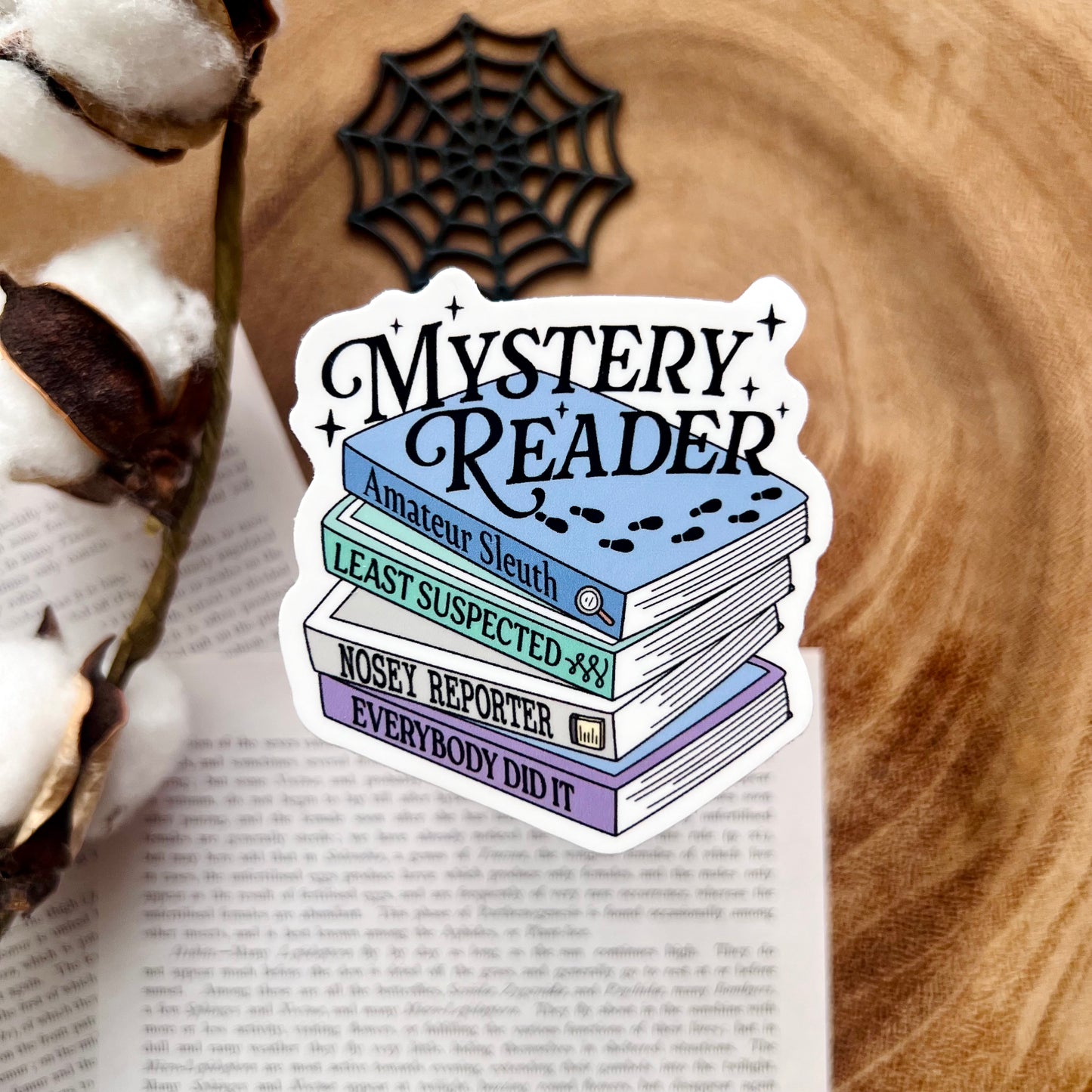 Mystery Reader Sticker