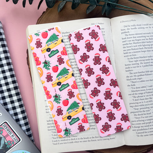 Pink City Christmas Bookmarks