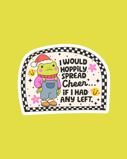 Festive Frog Sticker