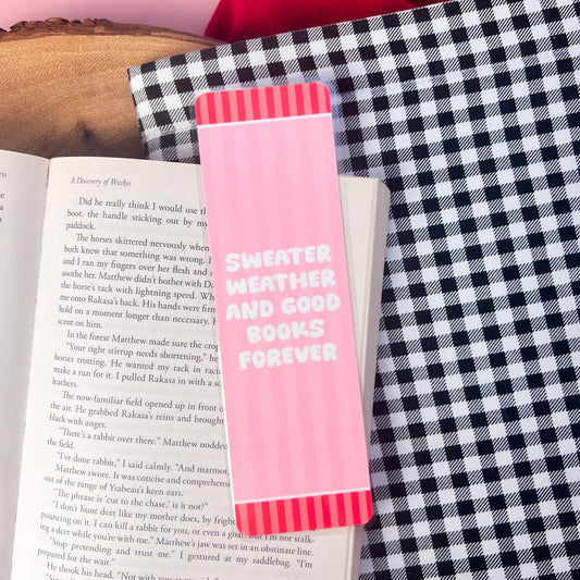 Sweater Weather Bookmark