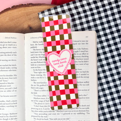 Candy Cane Lane Bookmark