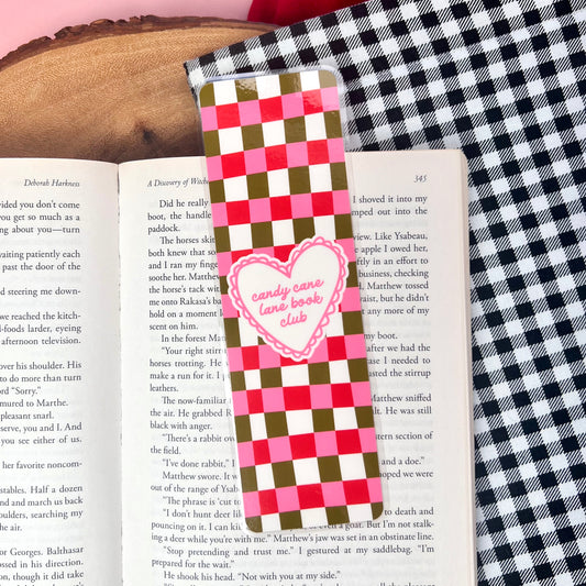 Candy Cane Lane Bookmark