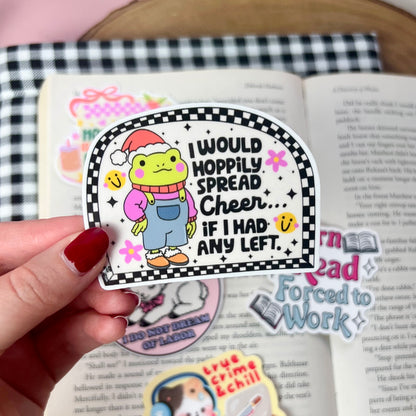 Festive Frog Sticker