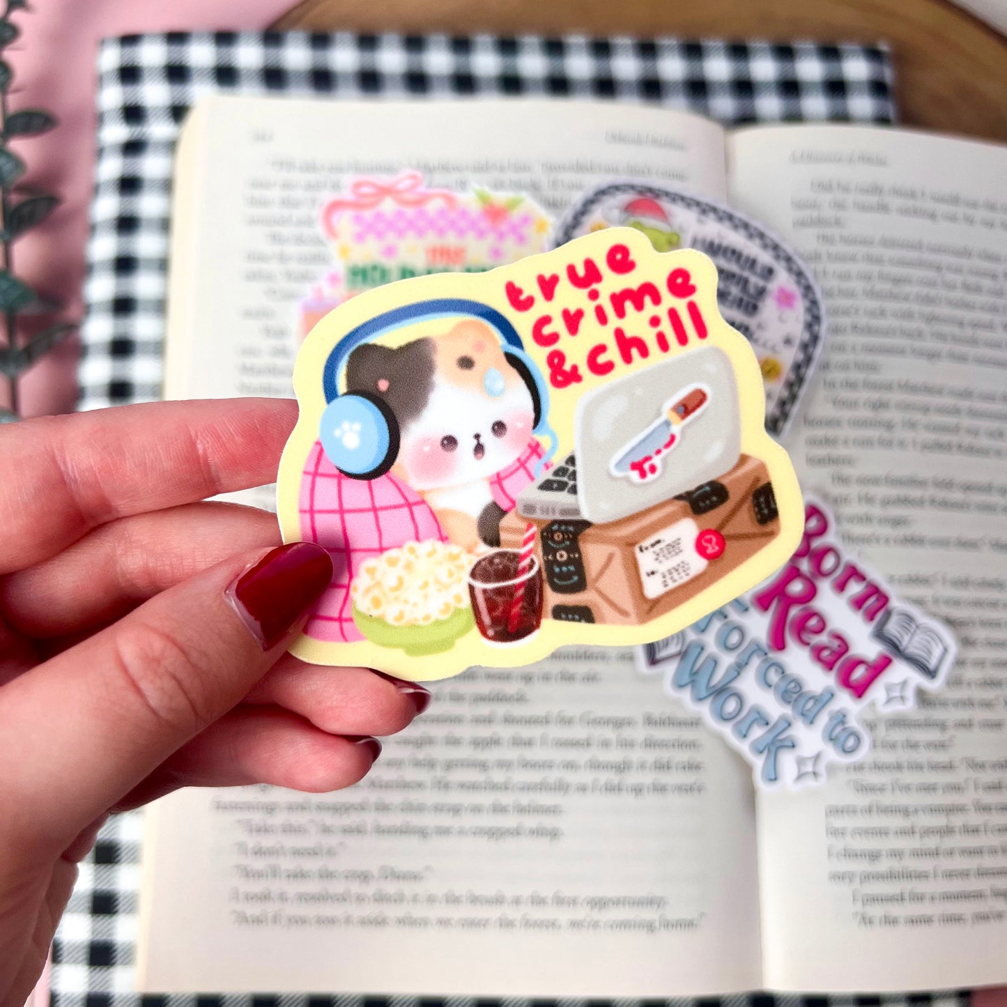 True Crime & Chill Sticker