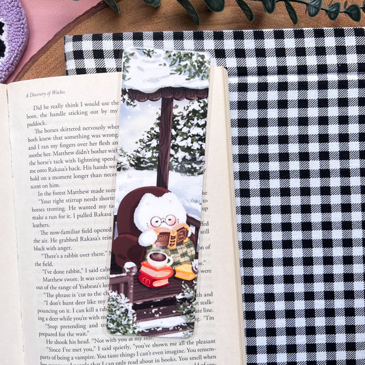 Winter Reading Nook Bookmark