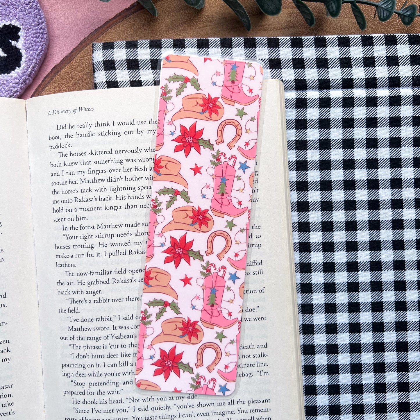 Western Holiday Bookmark