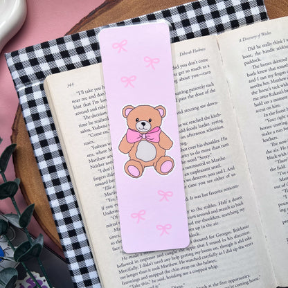 Pink Teddy Bookmark