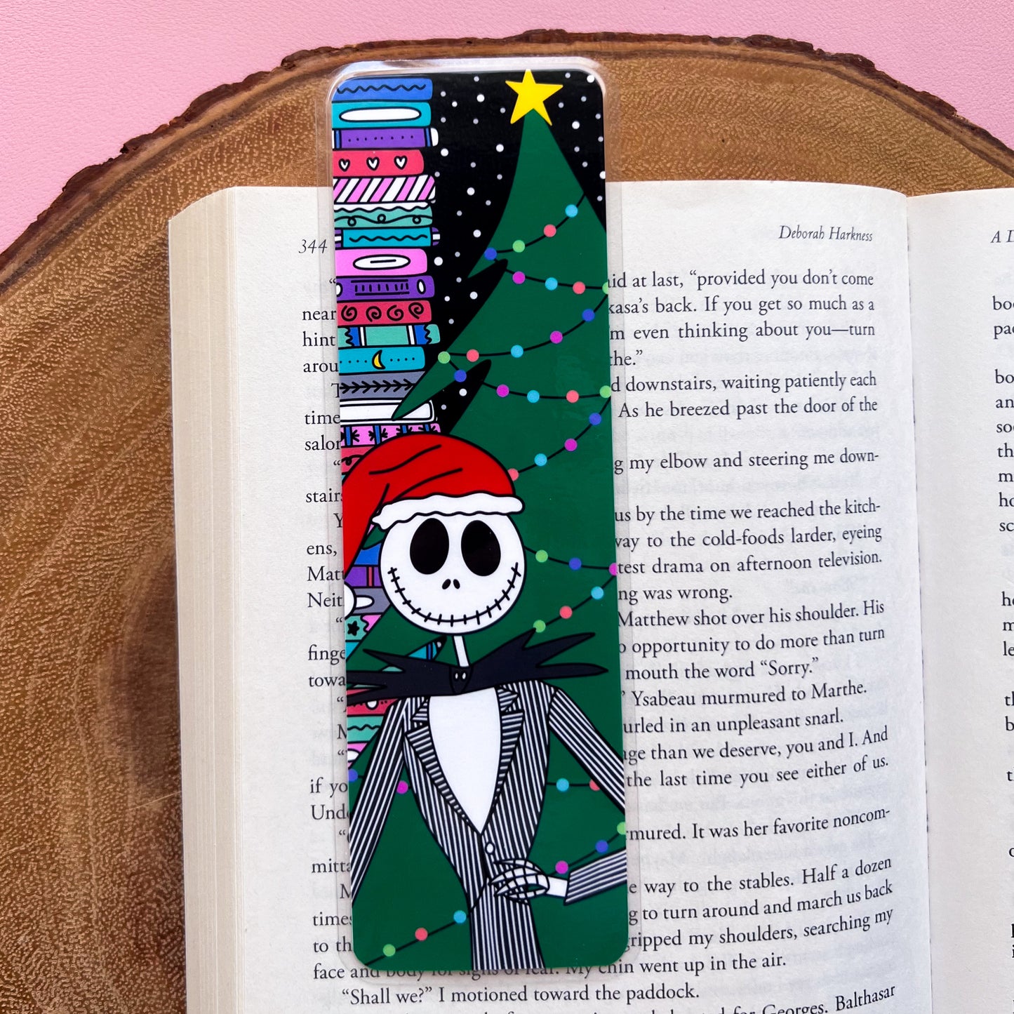 Skeleton Christmas Bookmark