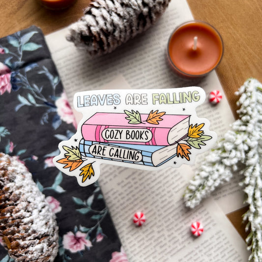 Cozy Books Sticker