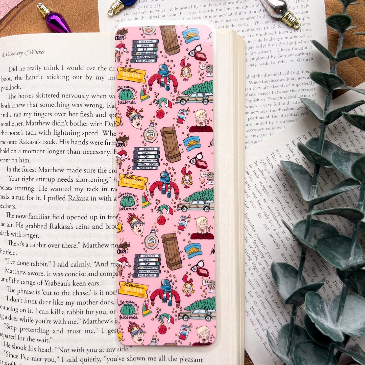 Iconic Christmas Movies Bookmark