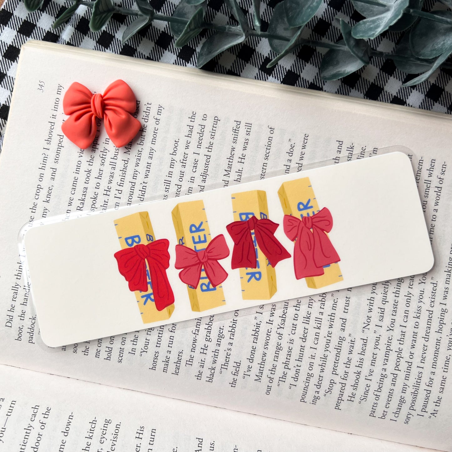 Bow Butter Bookmark