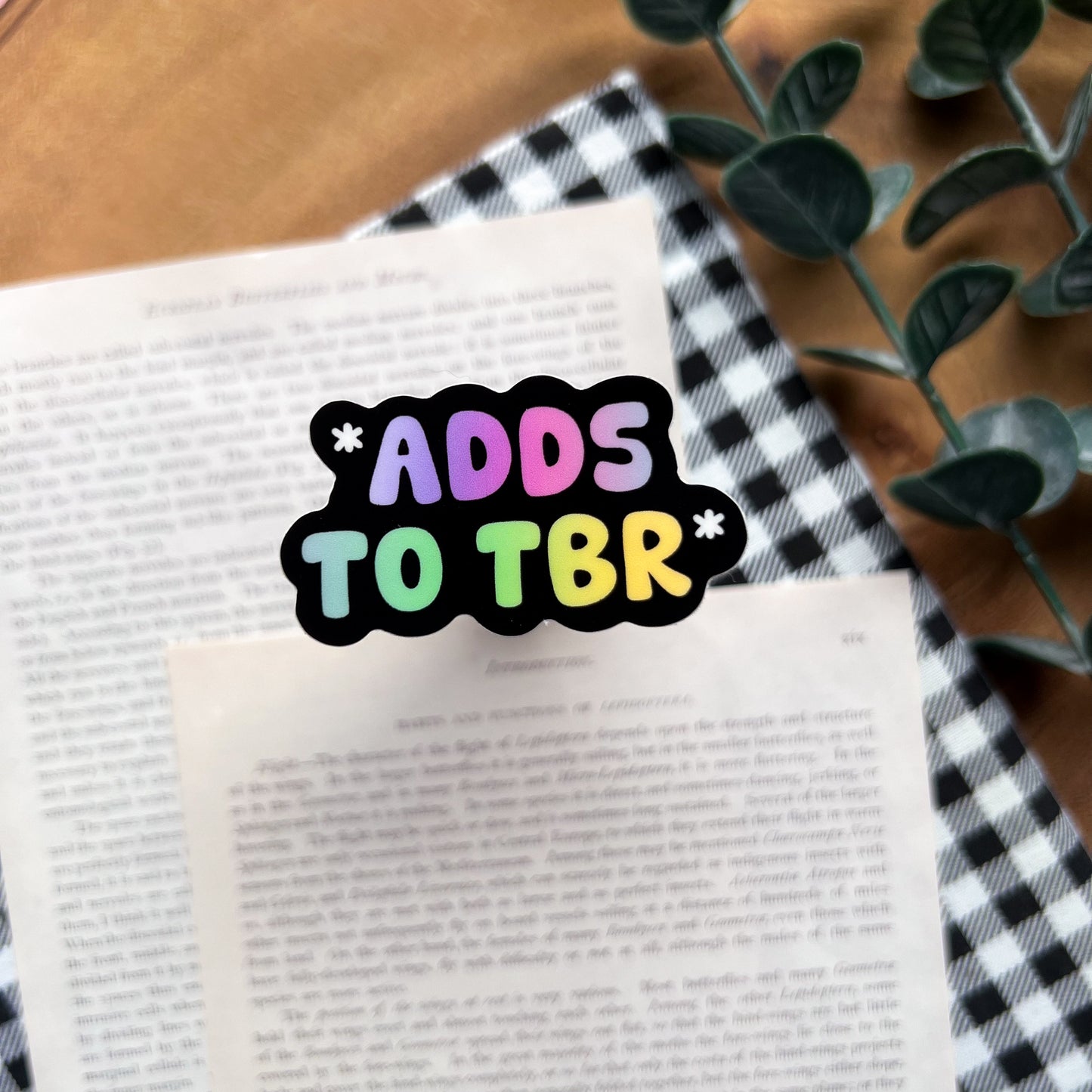 TBR Rainbow Sticker