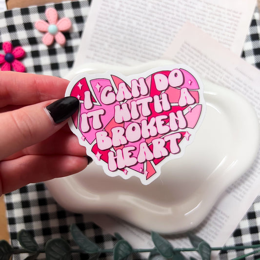 Broken Heart TS Sticker