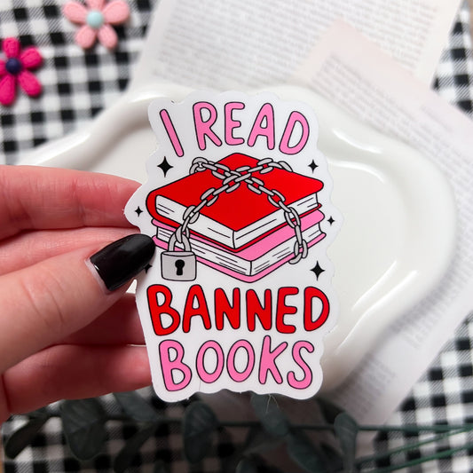 Banned Books Sticker