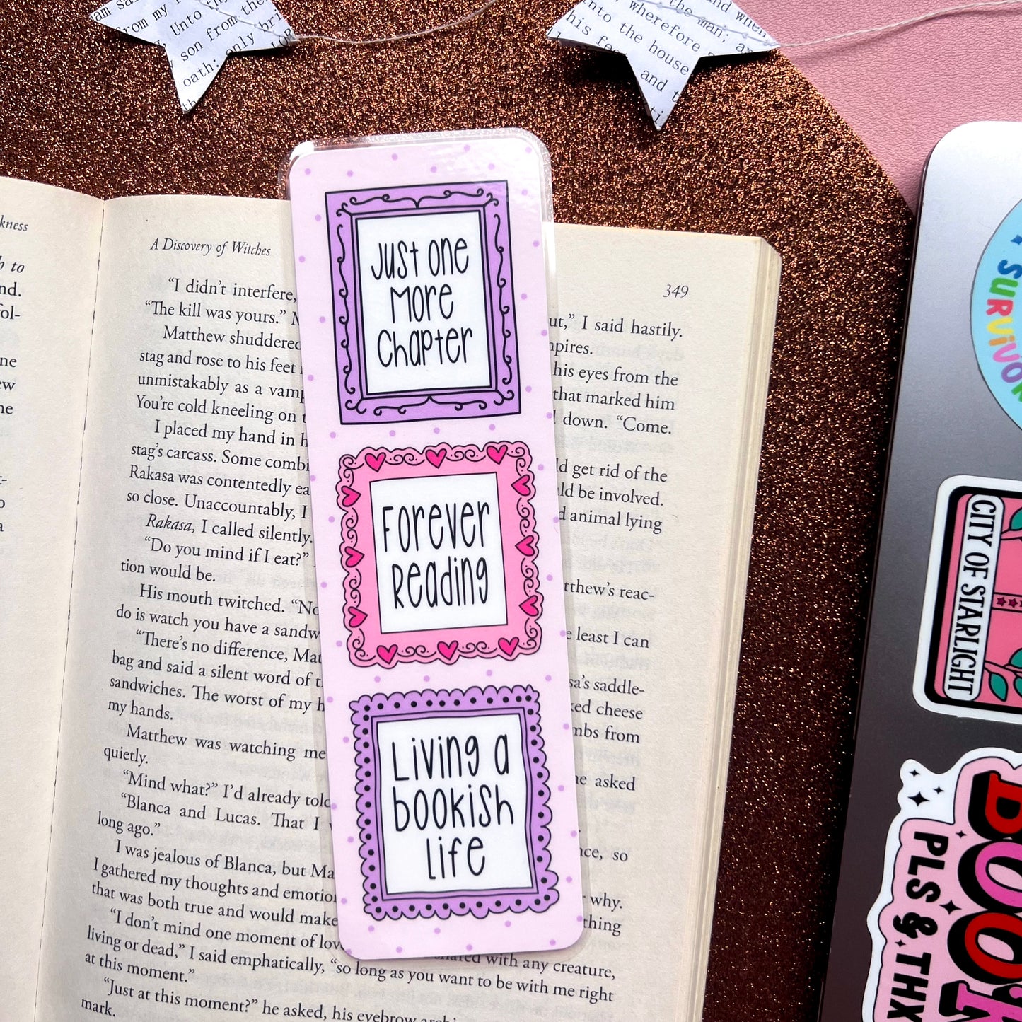 Bookish Frames Bookmark