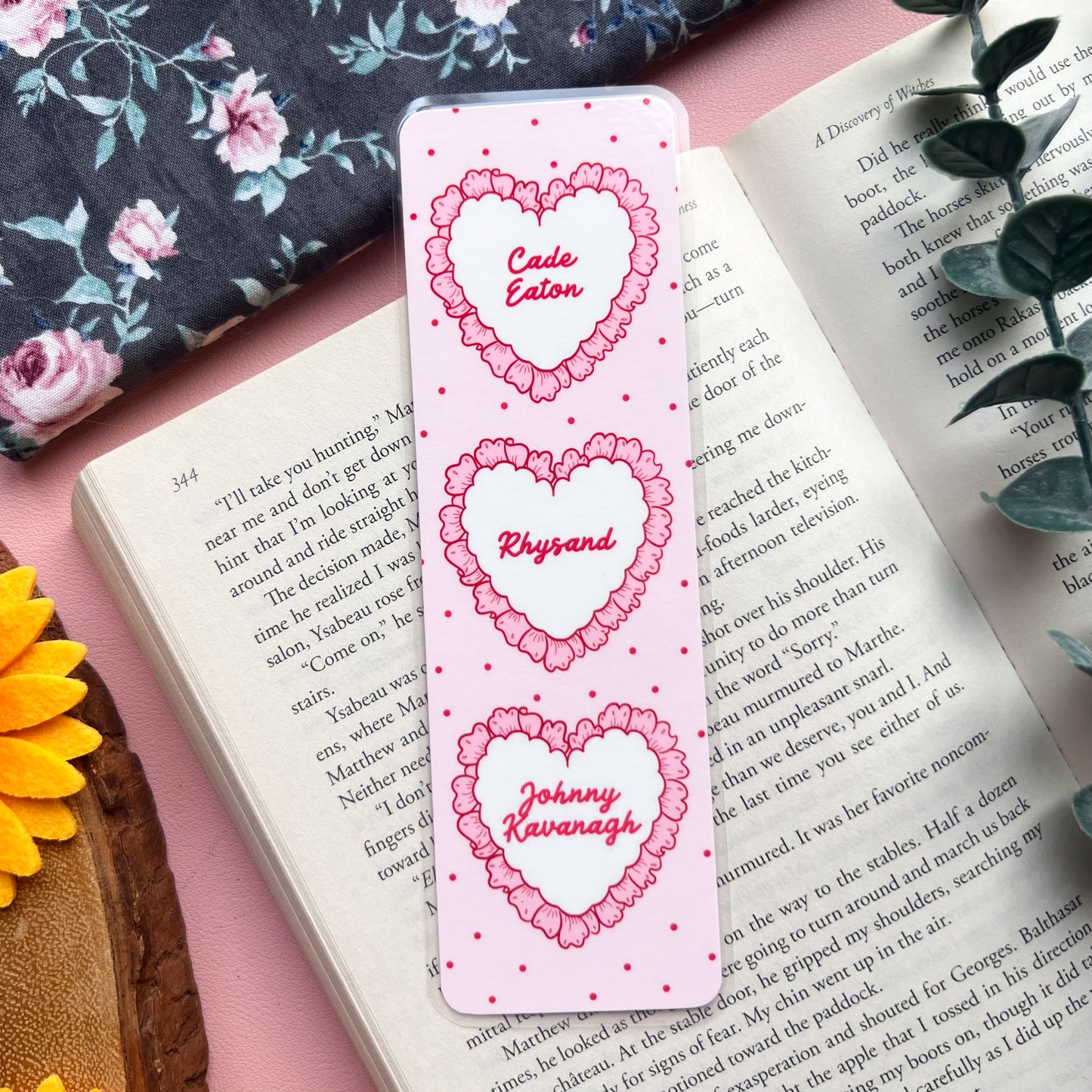 Personalized Heart Bookmarks