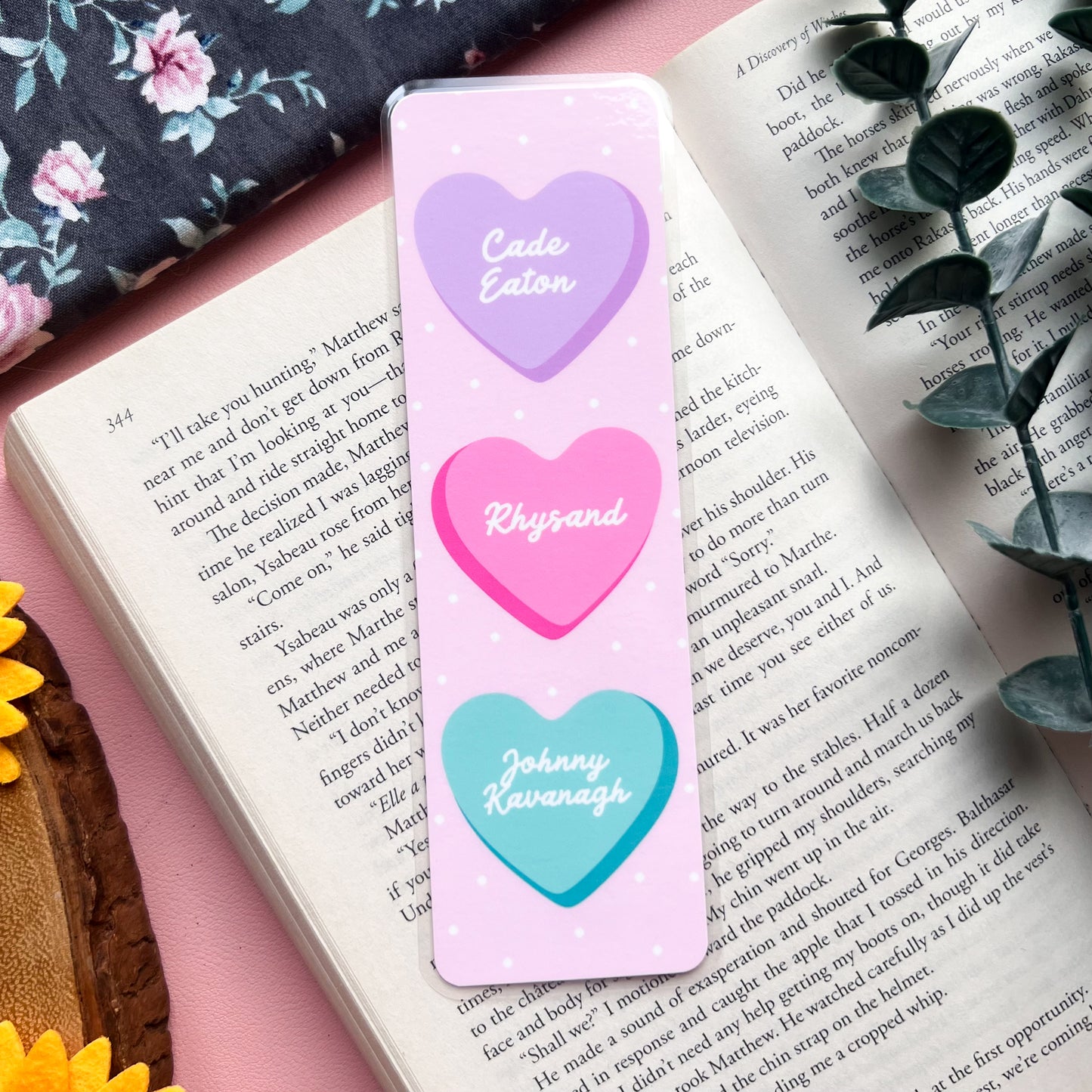 Personalized Heart Bookmarks