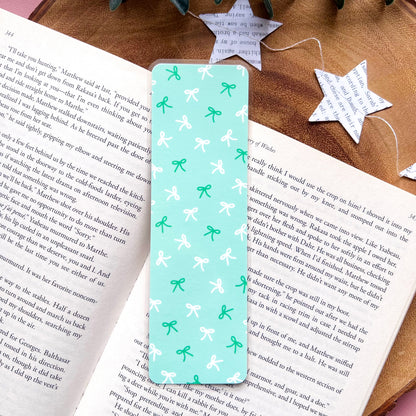 Green Bows Bookmark