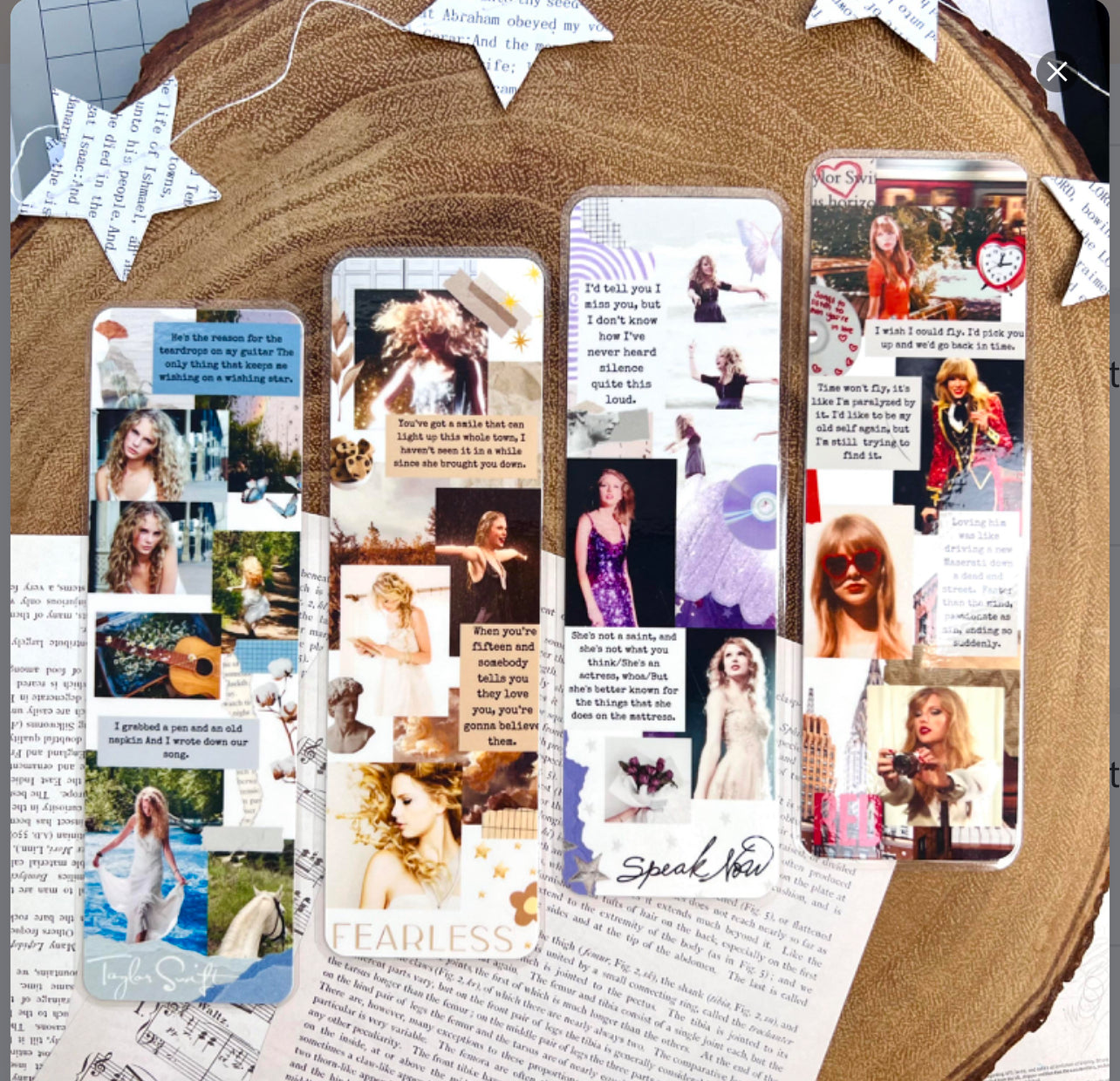 TS Eras Collage Bookmarks