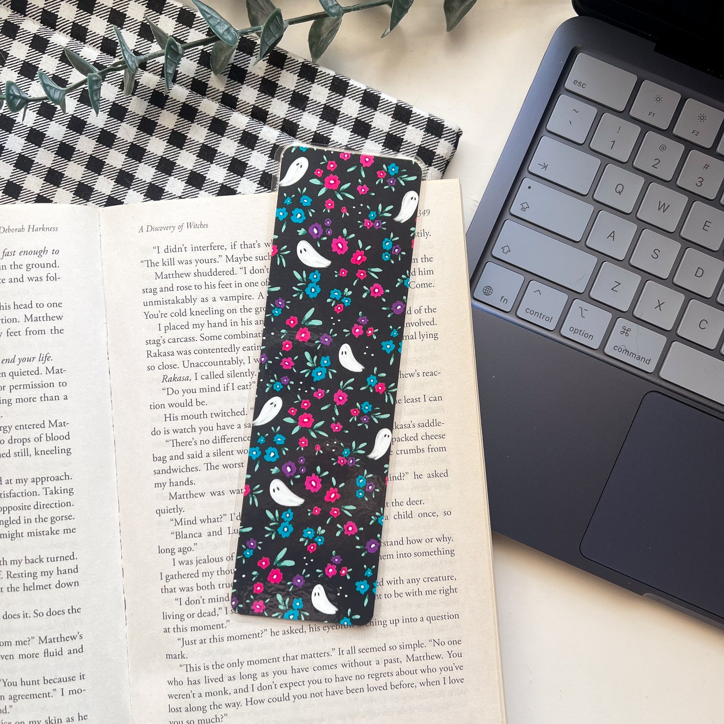 Spooky Blooms Bookmark