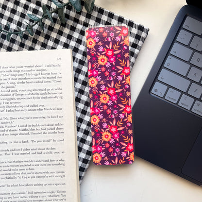 Celestial Blooms Bookmark