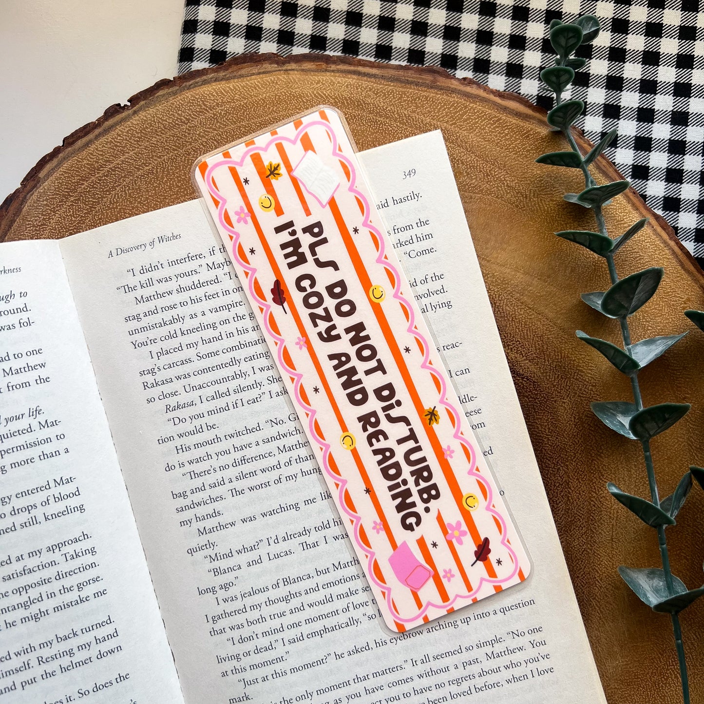 Cozy and Reading Bookmark