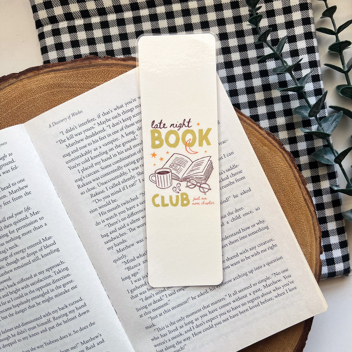 Late Night Book Club Bookmark