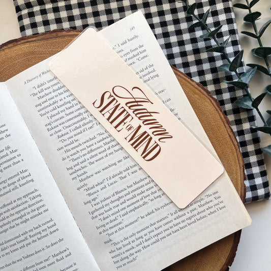 Autumn State of Mind Bookmark