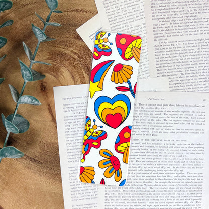 Retro Rainbow Bookmark