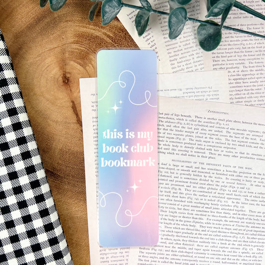 Cute Bookclub Bookmark