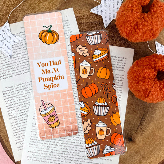 Pumpkin Spice Bookmarks