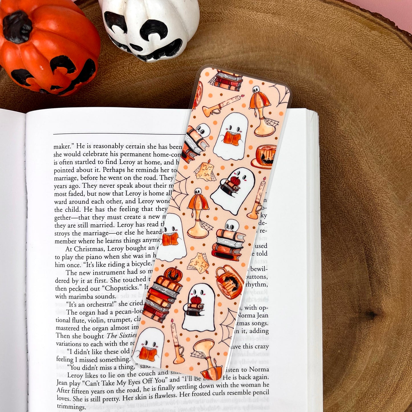 Haunted Library Bookmark
