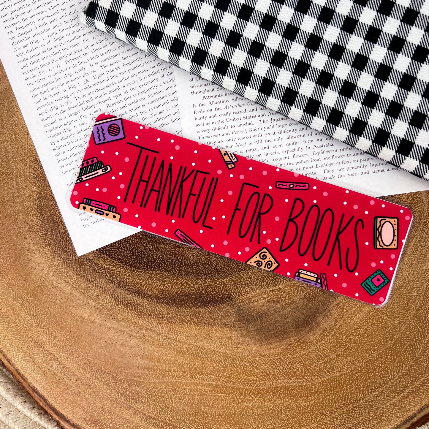 Thankful For Books Bookmark