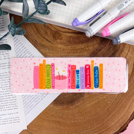 Romance Bookstack Bookmark