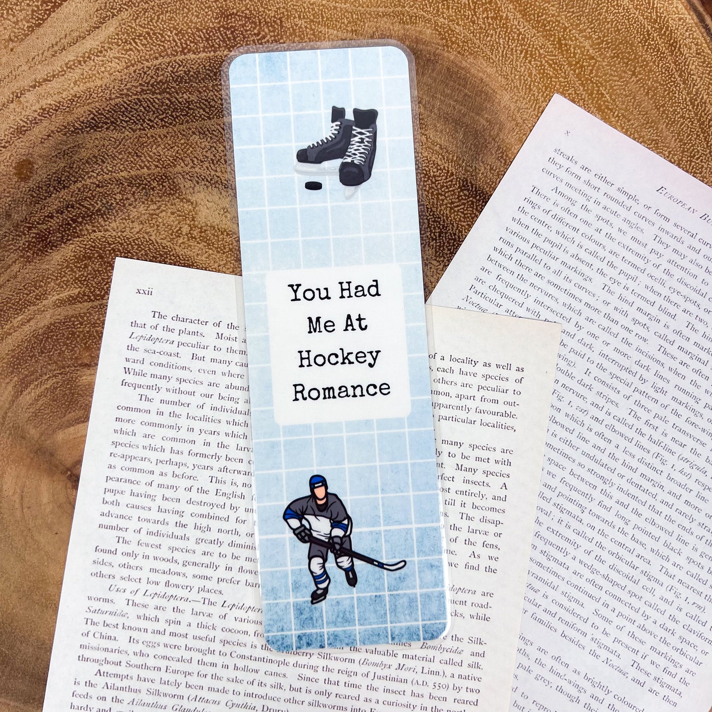 Hockey Romance Bookmark