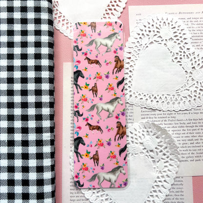 Spring Horses Bookmark